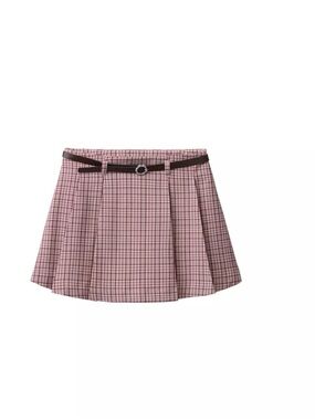 Zara kids plaid pleated skort